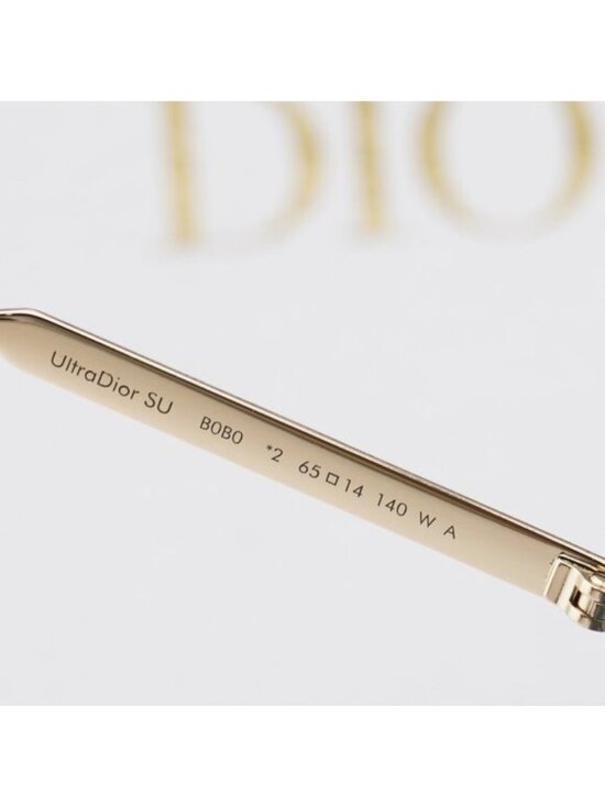 Dior ULTRADIOR SU B0B0 Square Sunglasses - Gold\\Blue main image 4